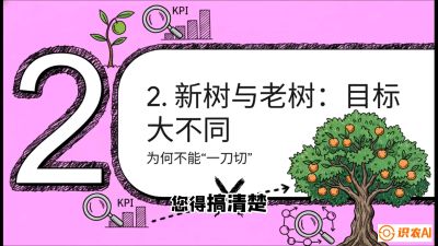 第3节：【春肥策略】开春底肥：新树&ldquo;扩版图&rdquo;，老树&ldquo;点引擎&rdquo;，课程：《柑橘底肥&ldquo;翻身账&rdquo;：从改土到高产的实战全书》
