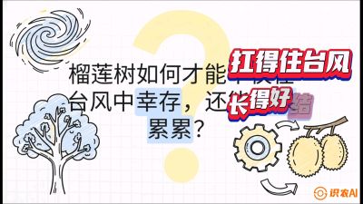 第四节：中国榴莲突围战：为生存重塑权型，抗台风矮化栽培与力学牵引，课程：《国产榴莲突围战：从泰国经验到中国实操的8堂必修课（高阶实战版）》