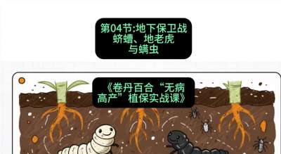 第04节：地下保卫战&mdash;&mdash;蛴螬、地老虎与螨虫 ，课程：《卷丹百合&ldquo;无病高产&rdquo;植保实战课》#识农AI